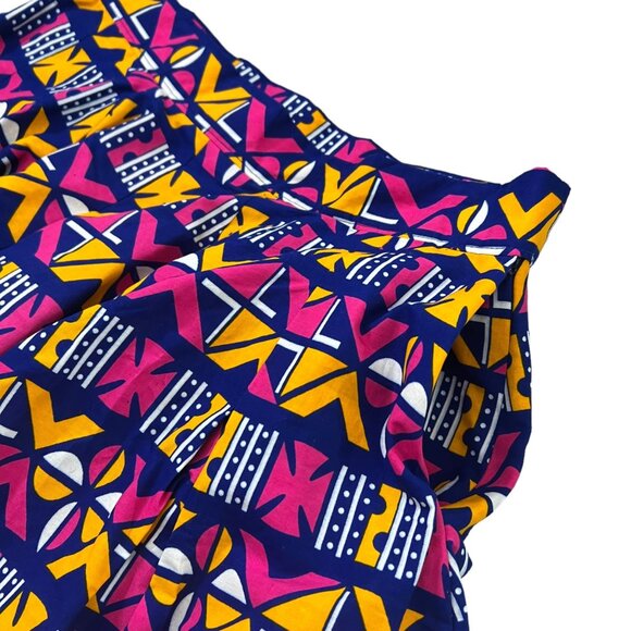 Francis + Benedict Handmade African Printed Full Skirt Multicolor M Maximalist - Picture 3 of 8